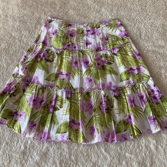 Speechless floral print gypsy ruffle skirt size 3 - Picture 4 of 16